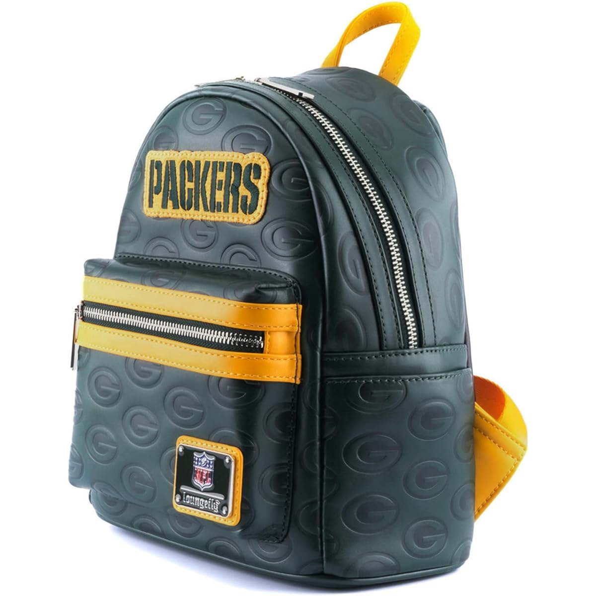 Loungefly NFL: Green Bay Packers logo all-over print backpack