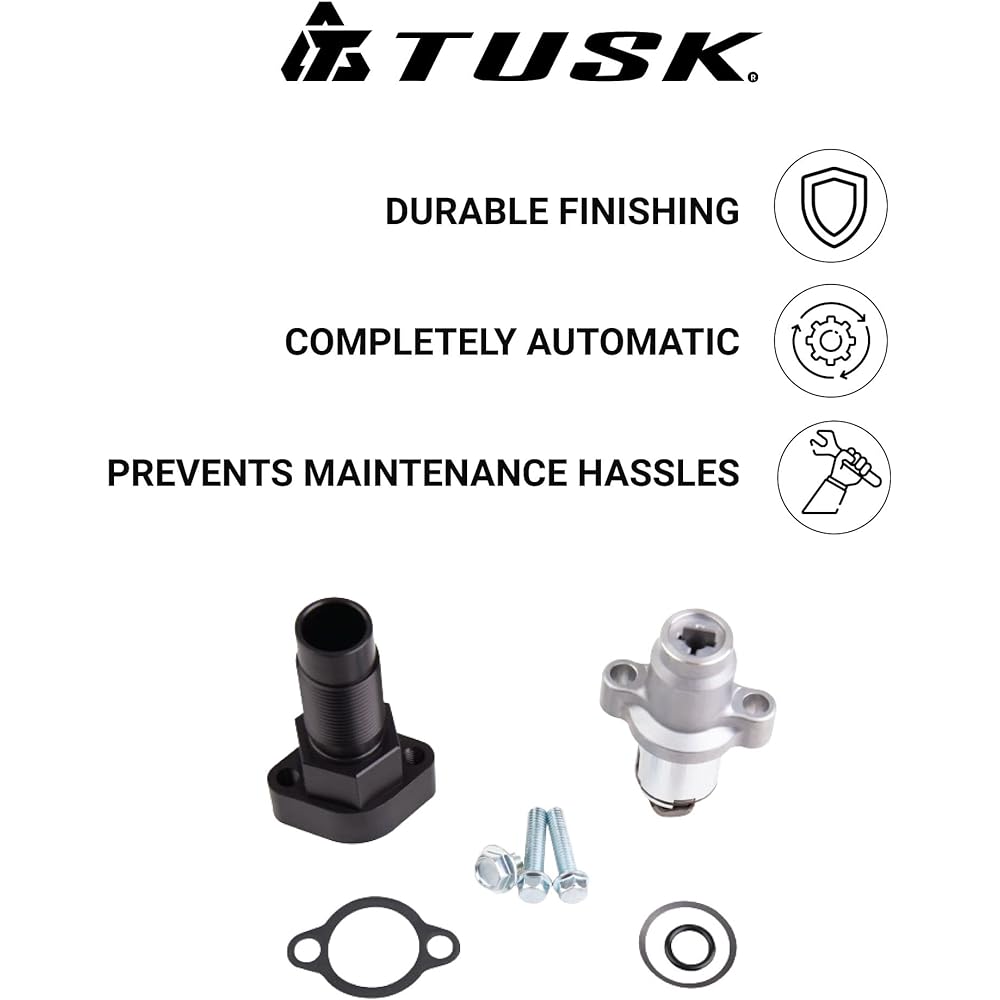 TUSK Automatic Cam Chain Tensioner Kit Black Anodized for Polaris RZR XP 4 1000 2014-2016