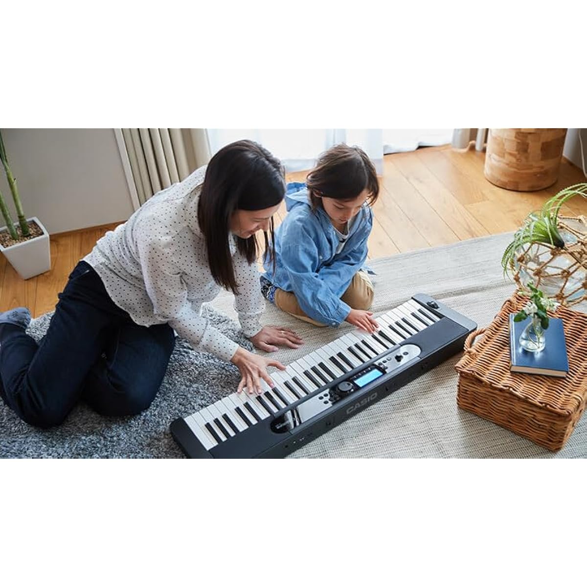 [Ready-to-use pedal & headphones set] CASIO Casiotone Casiotone keyboard electronic piano electronic instrument 61 keys CT-S400 Music stand included CTS400 (pedal & headphones set)