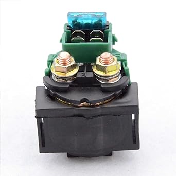 GOOFIT Starter Relay Solenoid with Fuse Replacement for Helix CN250 Elite CH250 Suzuki Kawasaki Baja 250 ATV Go Kart Scooter