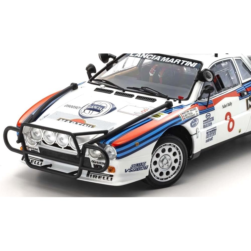 Kyosho Original 1/18 Lancia Rally 037 1985 Safari #8 Completed Product KS08306J
