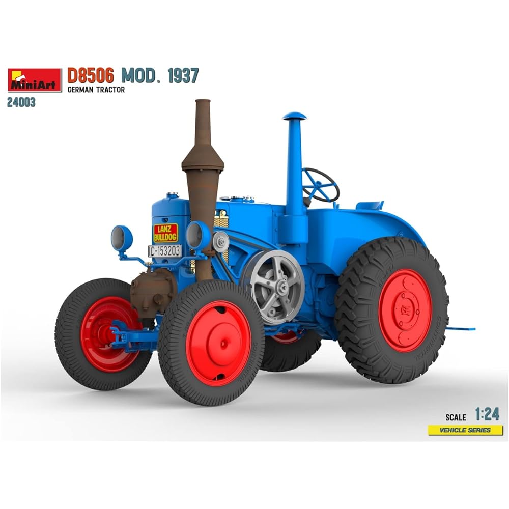 Miniart 1/24 German Tractor D8506 1937 Plastic Model MA24003