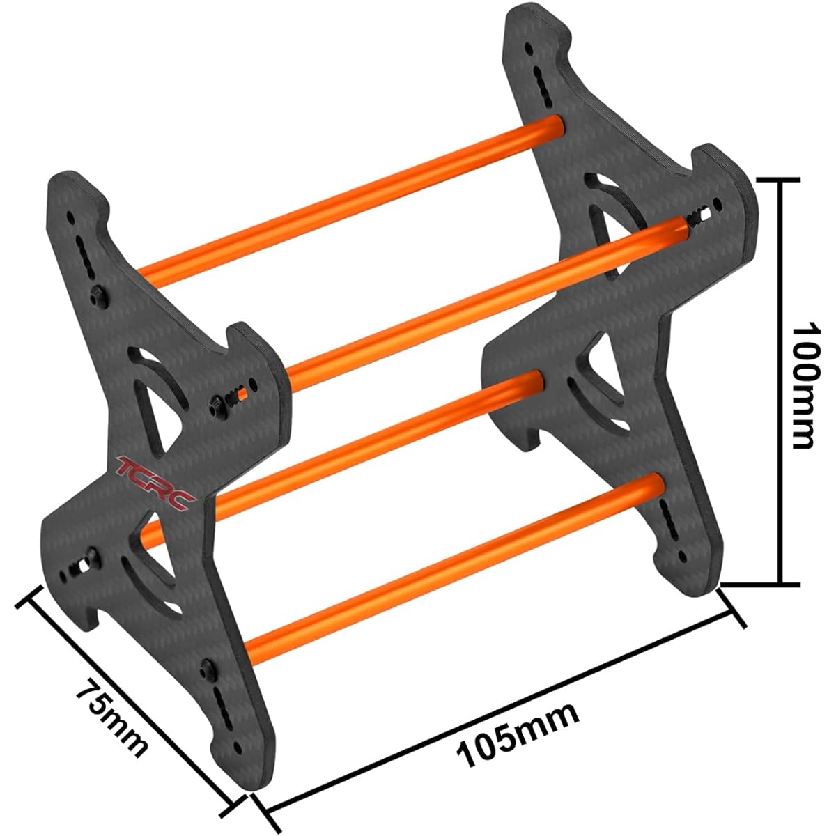 TCRC Carbon Fiber 1" Wheel Tire Rack for 1/18 1/24 RC Crawler Car SCX24 AX24 TRX4M FCX24