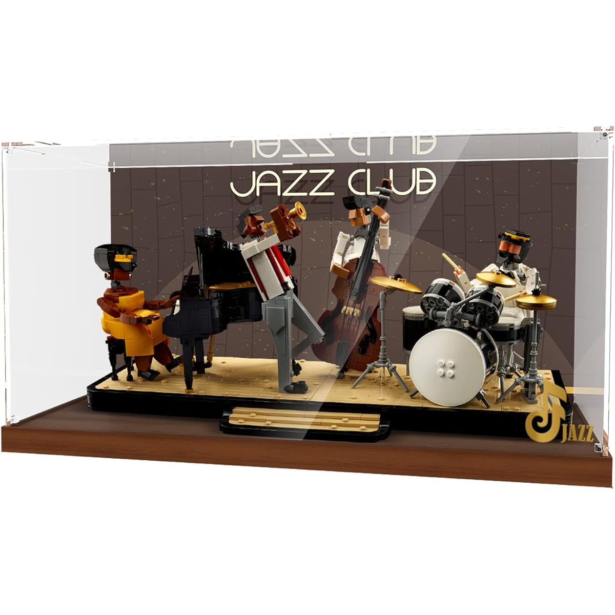 PIPART Acrylic Display Case for LEGO 21334 Jazz Quartet, Display Case Only, Lego Model Not Included