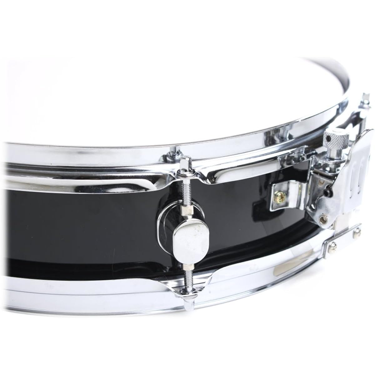 GRIFFIN Piccolo Snare Drum 13" x 3.5" | 100% Poplar Wood Shell Black PVC & White Coated Drum Head | Drummer Acoustic Marching Kit Percussion Instrument with Snare Strainer Throw Offset