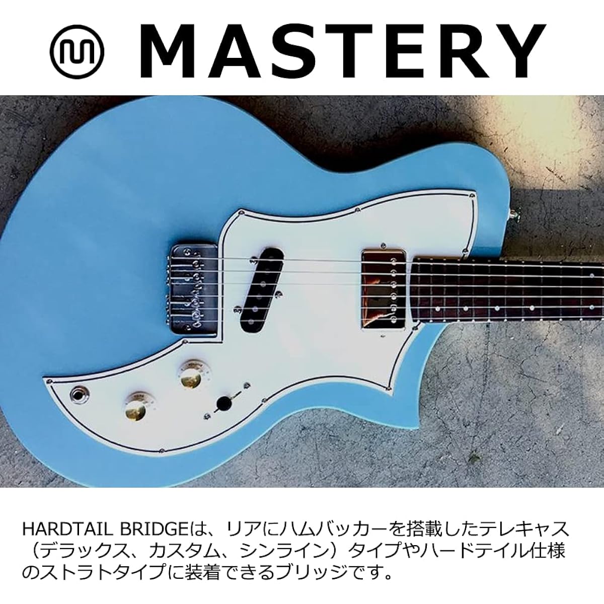 Mastery Bridge Mastery Bridge Replacement Bridge Offset Bridge Metric Standard M2 (For Jazzmaster/Jaguar/Mustang) [Domestic Genuine Product]