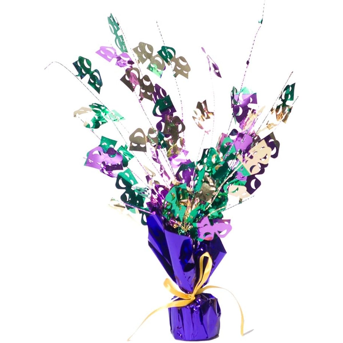 (3) - Mardi Gras Gleam N Burst Centrepiece Party Accessory (Value 3-Pack)