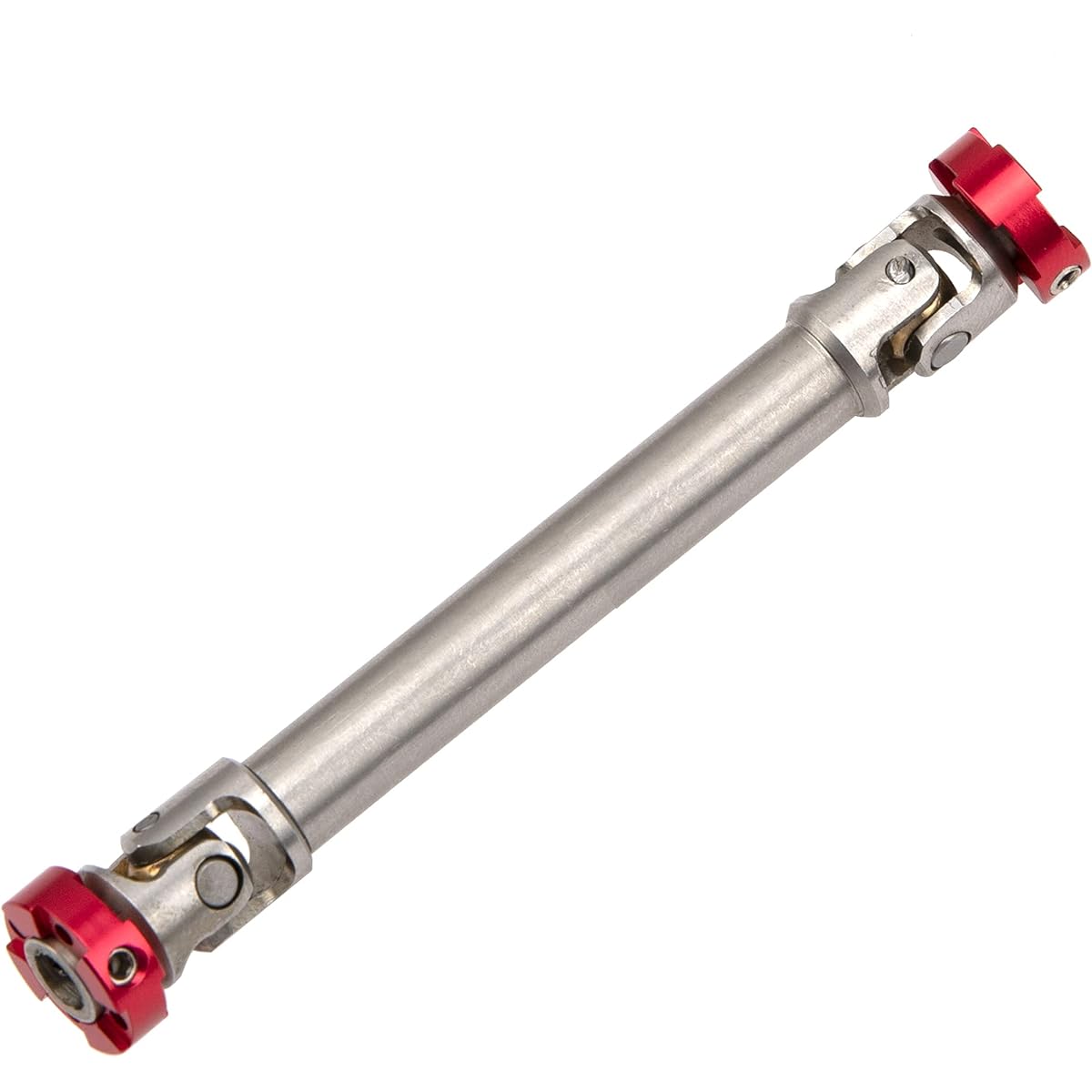 Vgoohobby RC Drive Shaft Flange Head Transmission Axle CVD Joint 1/14 Tamiya Scaniaman Hino Truck 1/10 Traxxas TRX4 D90 SCX10 1/10 RC Crawler (110-130mm)