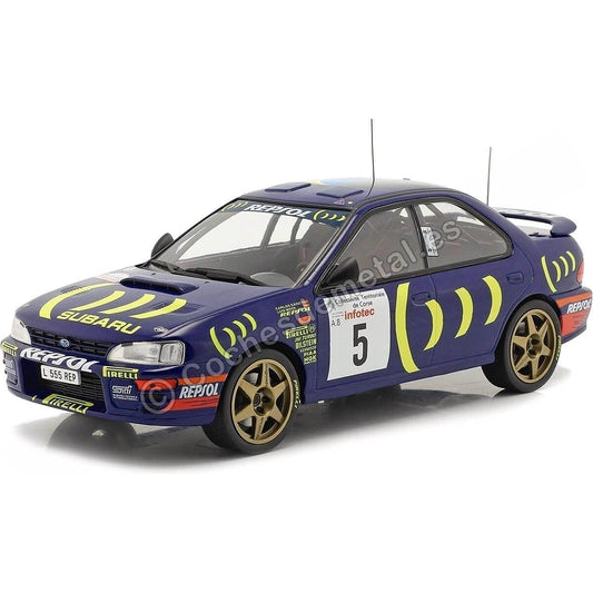 IXO 1/18 Subaru Impreza 555 1995 Rally Catalunya Winner #5 C. Sainz