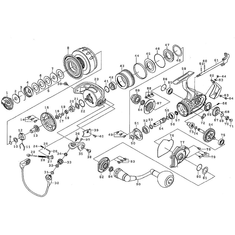 DAIWA genuine parts 16 Catalina
