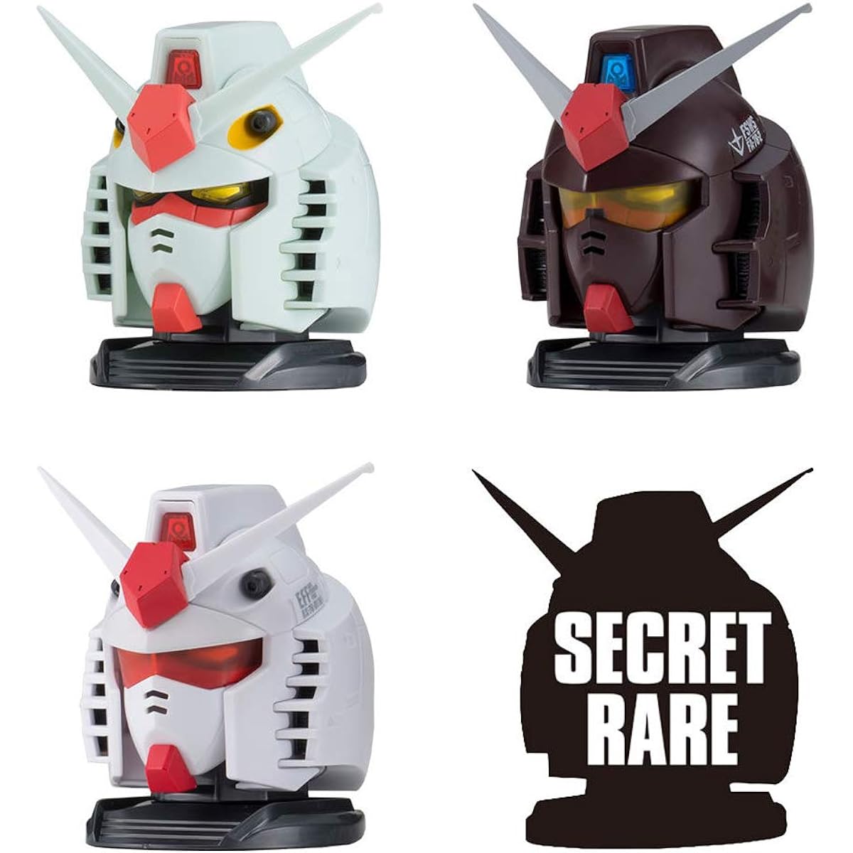 Mobile Suit Gundam EXCEED MODEL GUNDAM HEAD2 (Exceed Model Gundam Head 2) [4 types set (full complete)]