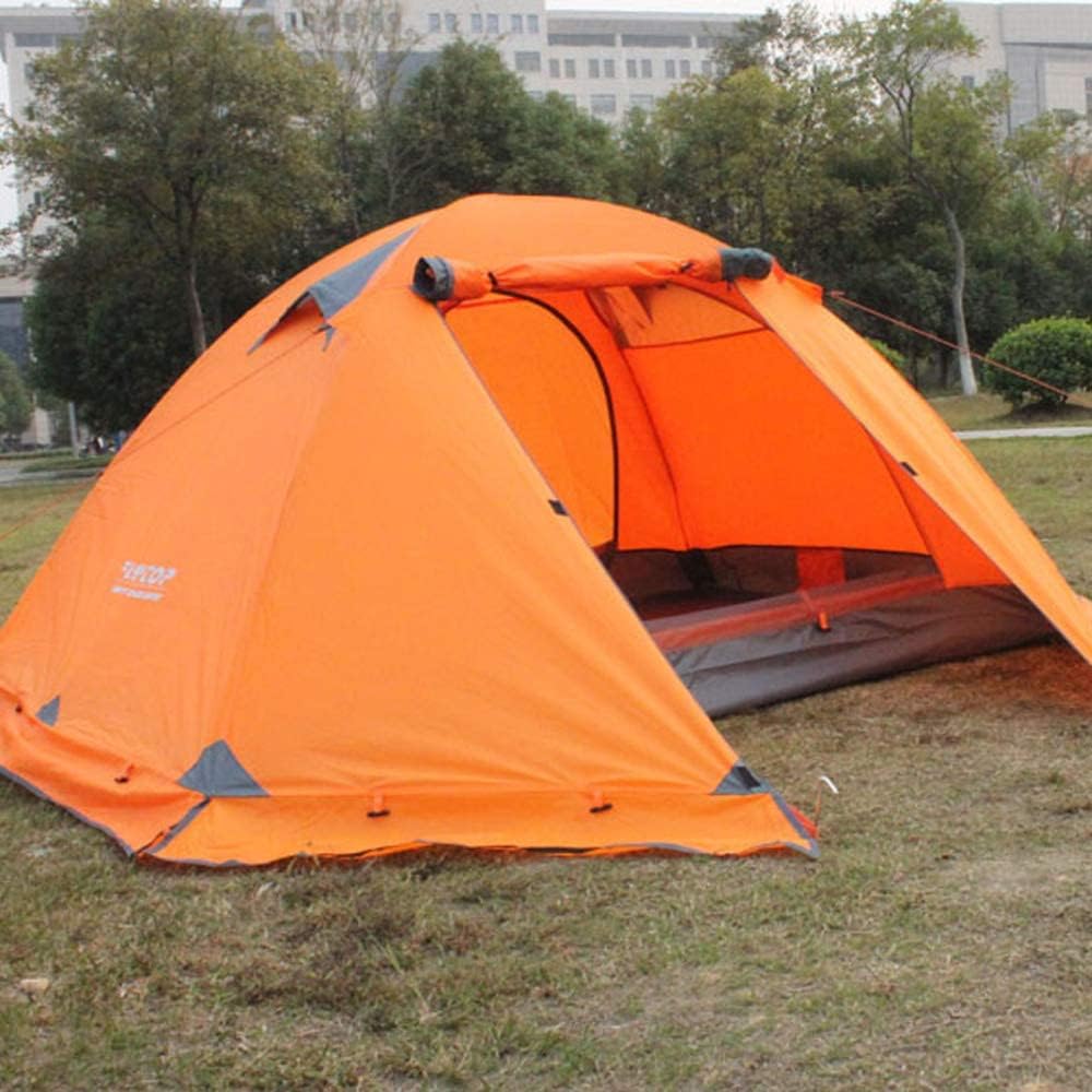 Kazumiya Tent, 2 Person Camping Tent, Touring Tent, PU4000MM, Outdoor, 4 Seasons, Climbing, Mountaineering, Front Chamber, Double Layer, Highly Breathable, Rainproof, Windproof, Cold Protection, UV Protection