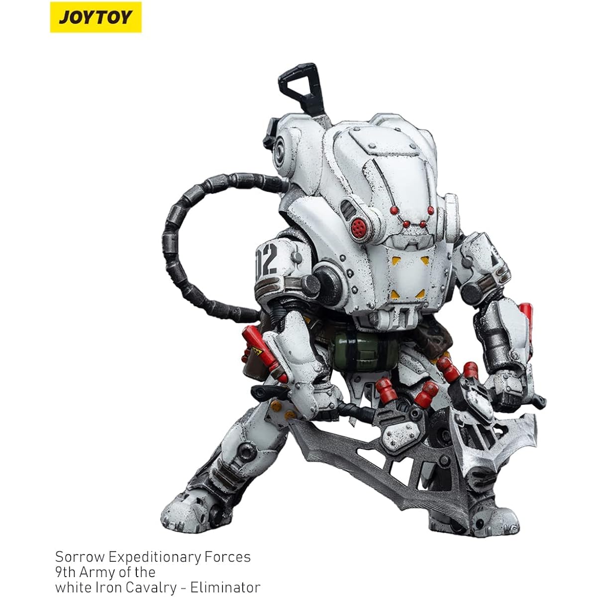 JoyToy 1/18 scale action figure Mecha Eiro Expeditionary Force 9th Army White Iron Cavalry Eliminator.
