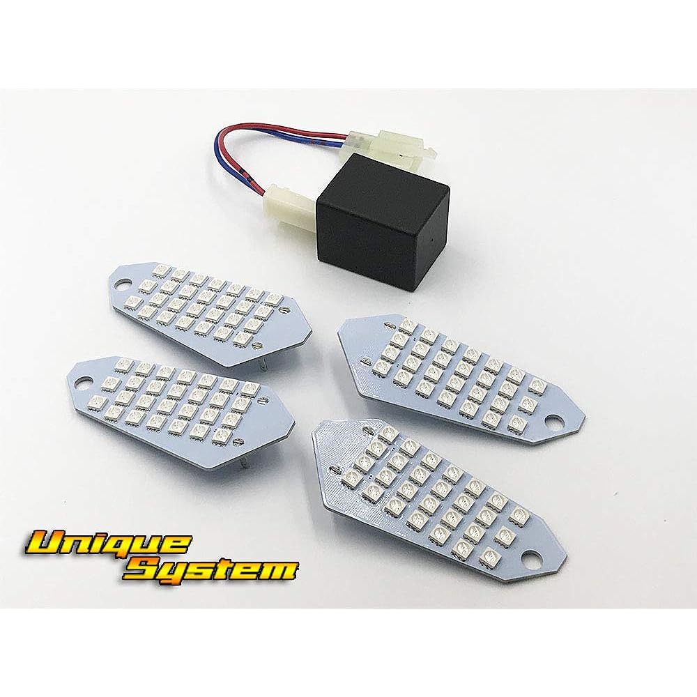 LED Turn Signal Board Sequential Flowing Turn Signal Set of 4 with Relay Daeg Versys NINJA Kawasaki White