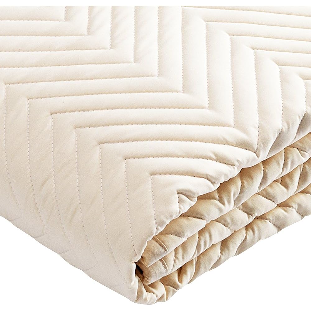 nishikawa [Nishikawa] Bed Pad, Beige, Queen, Washable, Stain Resistant, Easy to Remove Dirt, Water Absorbent, Quick Drying, Improves Sleep Comfort CNF1202304BE