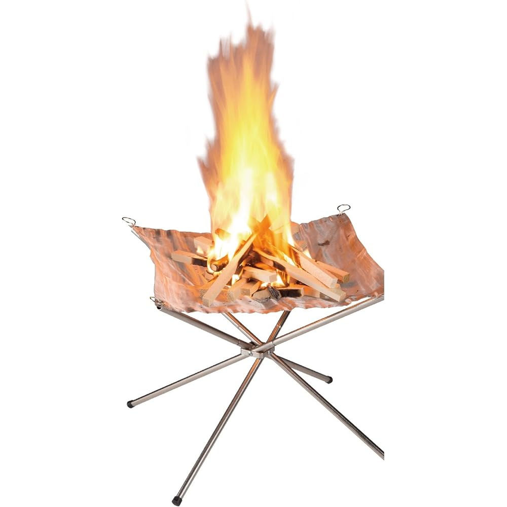 BUNDOK Bonfire Stand Handy BD-480 Storage Case Included Folding 44cm Storage Bonfire Stand