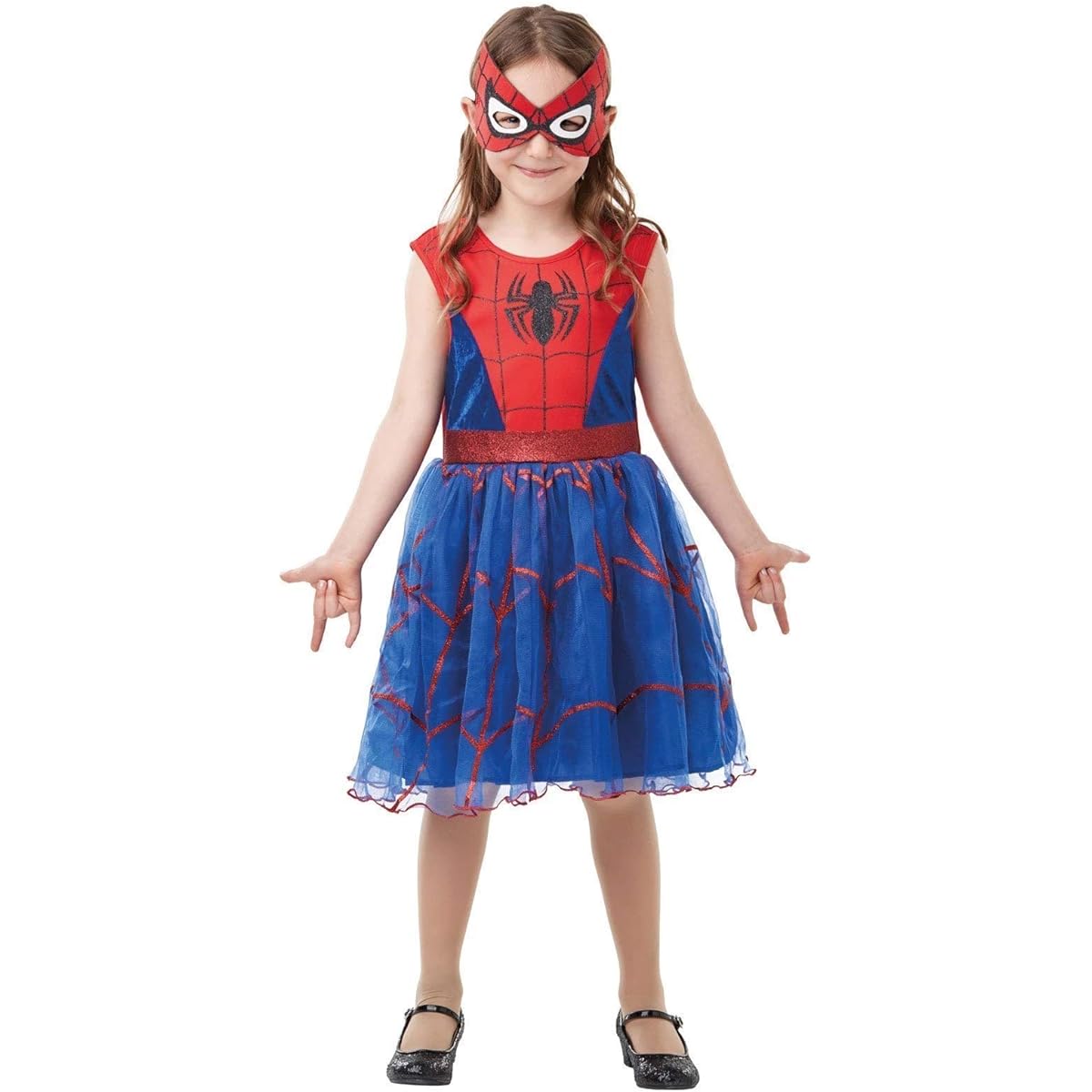 Rubie's Official Marvel Spider-Girl Deluxe Child's Costume, Superhero Fancy Dress, Child's Size Small Age 3-4, Height 104 cm