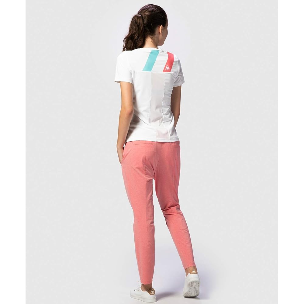 [Le Coq Sportif] Long Pants, Air Stylish Pants, Quarter Length, Water Repellent, Stretch, Tapered Pants, Training, Remote Work, Home Work, Women's