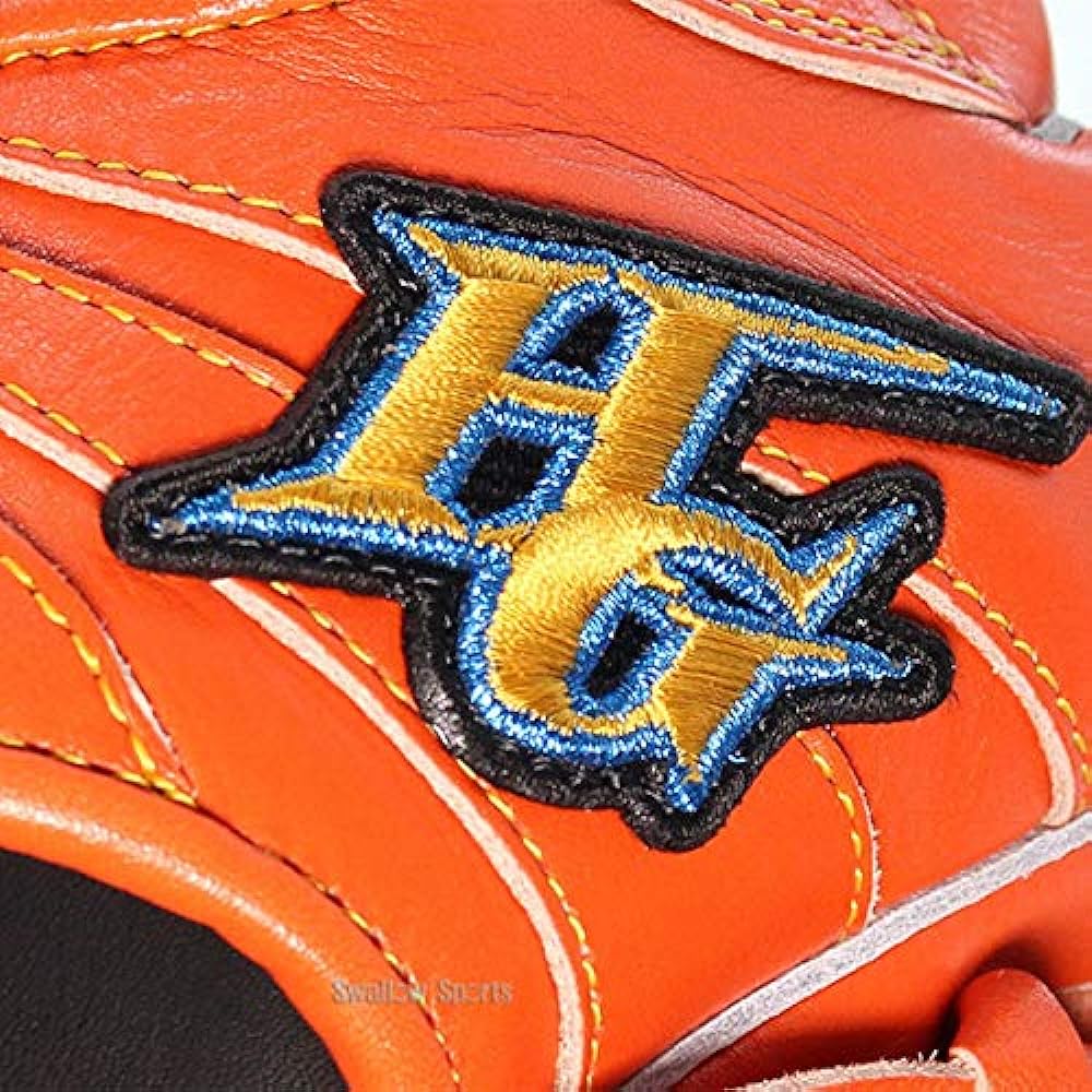 HI-GOLD Boys' Softball Gloves Rookies Ace Softball Series RKG-3001 Fire Orange L~LL (28cm)
