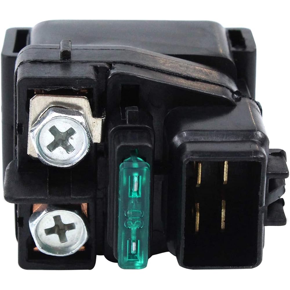 Starter Solenoid Relay Compatible with Arctic Cat 375 400 454 500 4x4 1998-2005 Cat Bearcat 454 1996-1997, Suzuki LT-A500F Quadmaster LT-F500F Quadrunner 1998-2002.