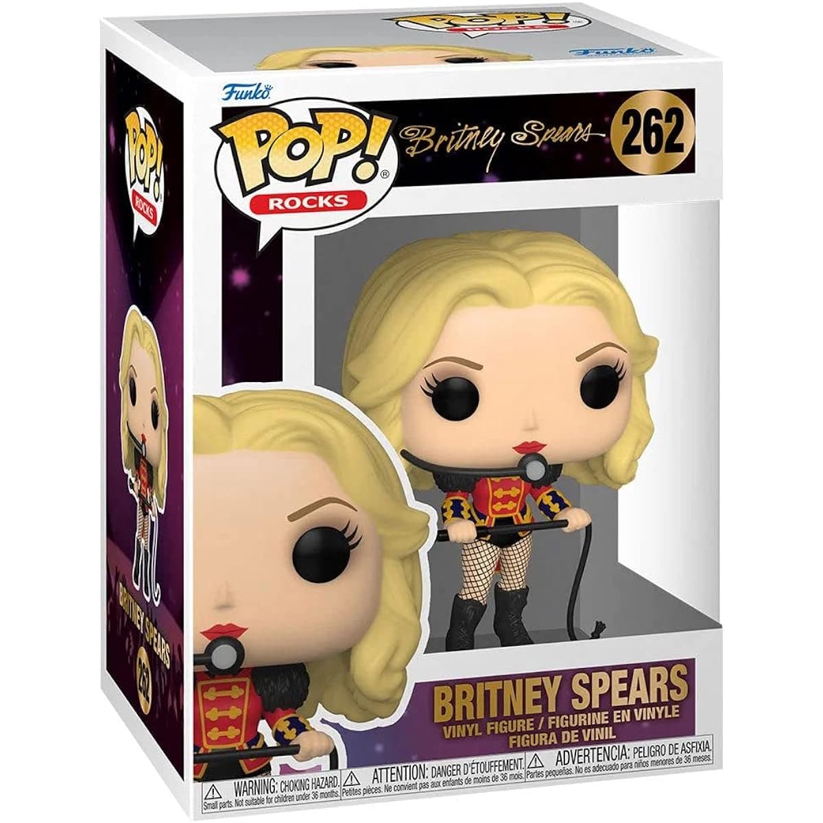 POP Britney Spears - Circus (Leader) Funko Vinyl Figure (Includes Compatible Pop Box Protector Case) Multicolor 3.75"