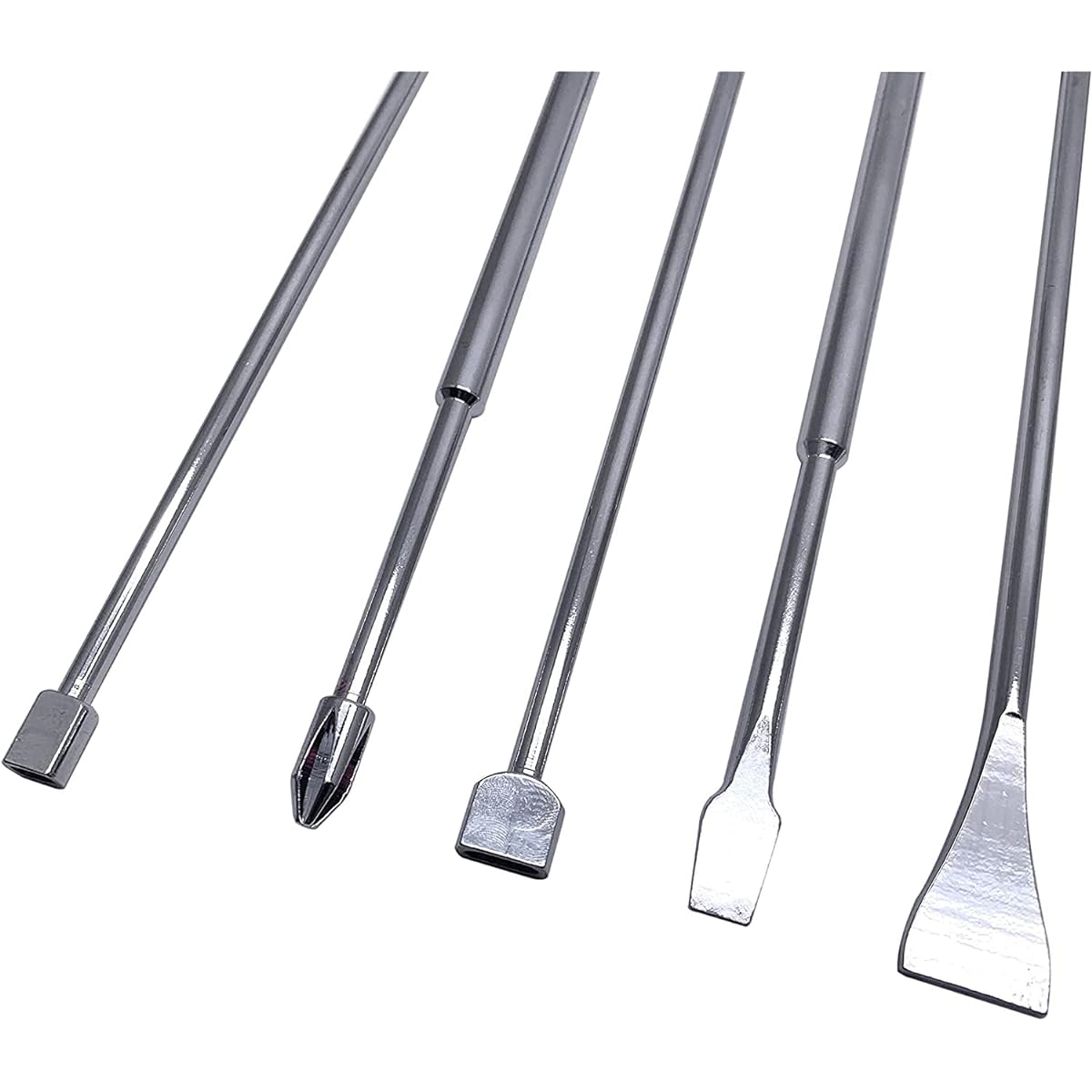 Jiayouy Piano Adjustment Tool Kit, 13 Pieces with 6 Inch Combination Handle, Multipurpose Adjustment Screwdriver, Capstan Screw Wrench, for DIY Repair and Piano Tool Maintenance, Silver