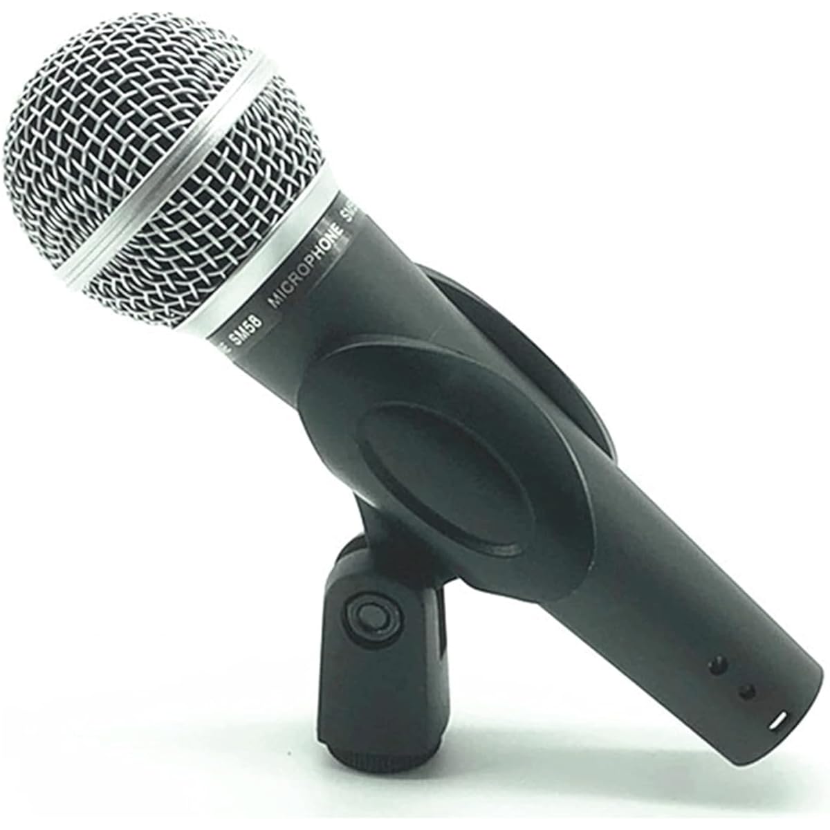 Handheld Dynamic Wired Microphone Black Microphone Amazing Sound Quality Microphone with Stand