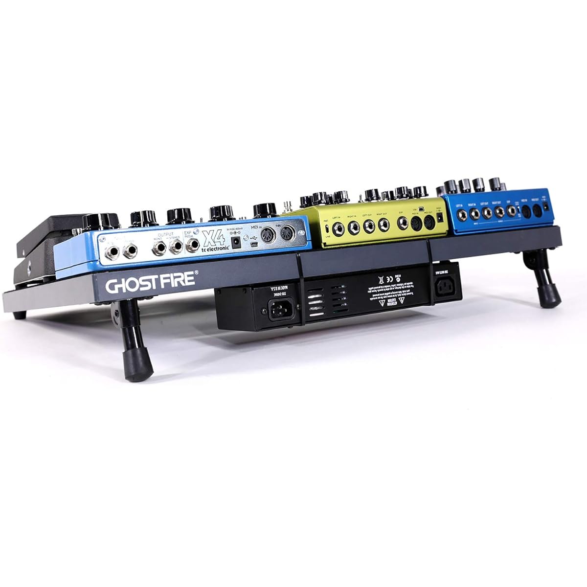 Ghost Fire Guitar Pedal Board Aluminum Alloy Super light Effect Pedalboard with Carry Bag,SPL-06 (23.6''x15.7'')