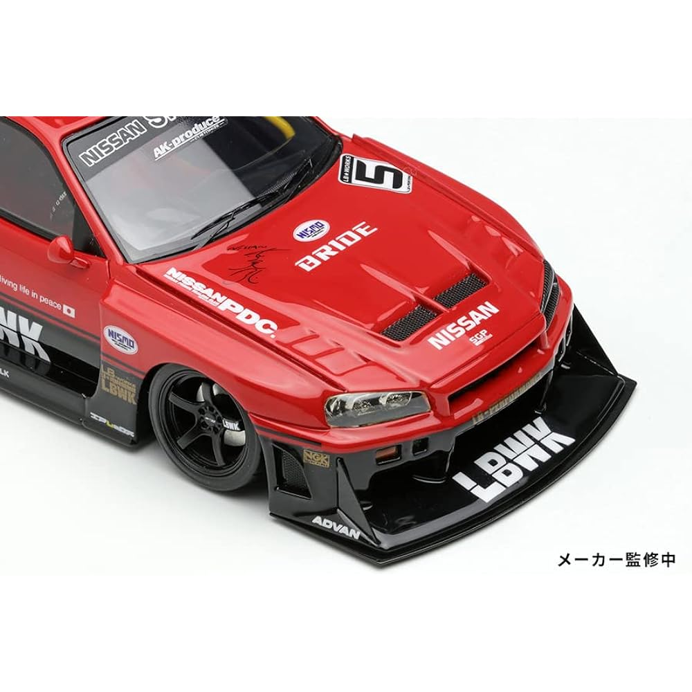 Make up EIDOLON 1/43 LB-ER34 Super Silhouette Skyline Tokyo Auto Salon 2022 Finished Product LB010C