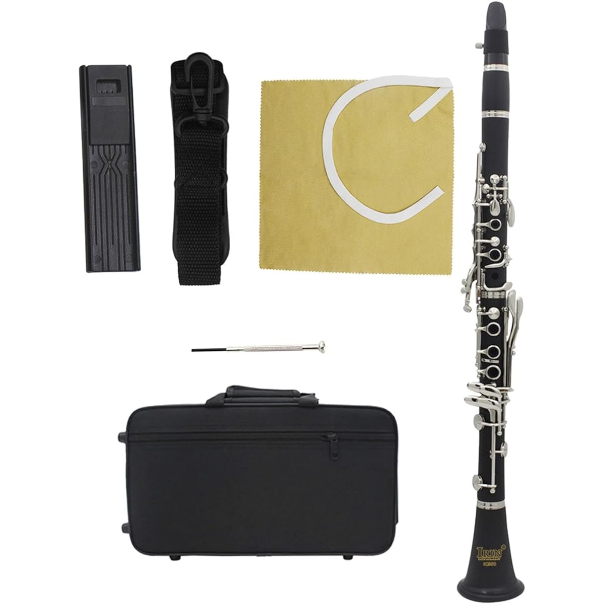 DeeRace B Flat Clarinet Bakelite Tube Professional Beginner Stage Performance Practice Kids
