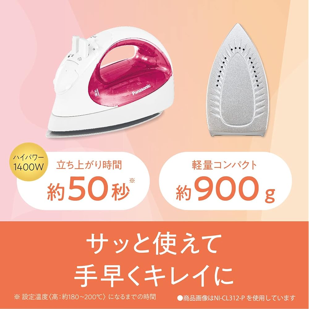Panasonic Cordless Steam Iron Gray NI-CL312-H
