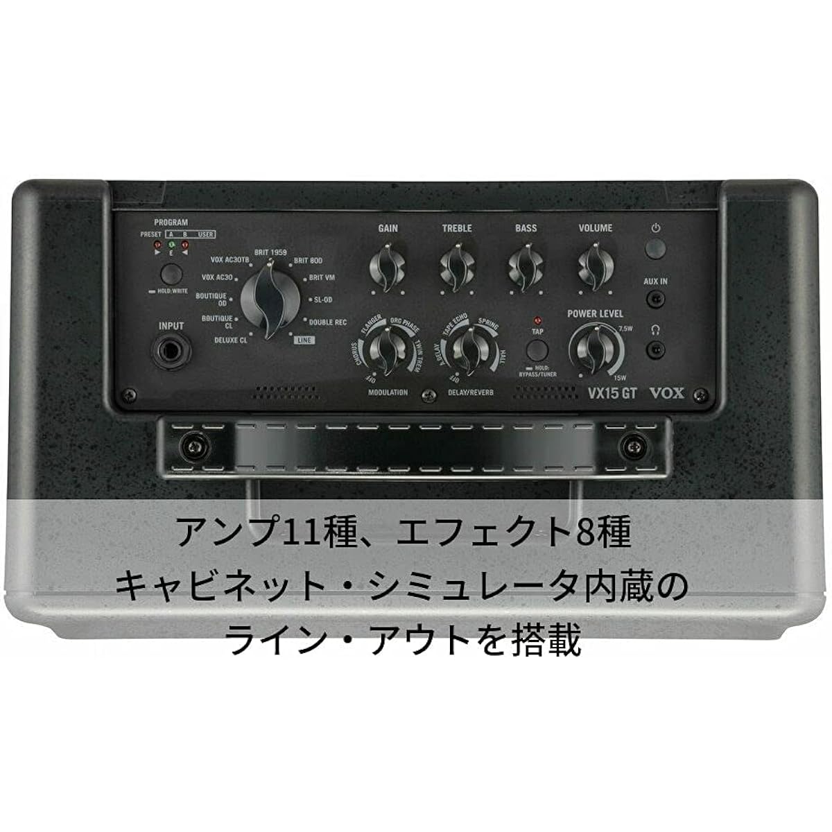 VOX lightweight and compact design 15W guitar amplifier VX15 GT