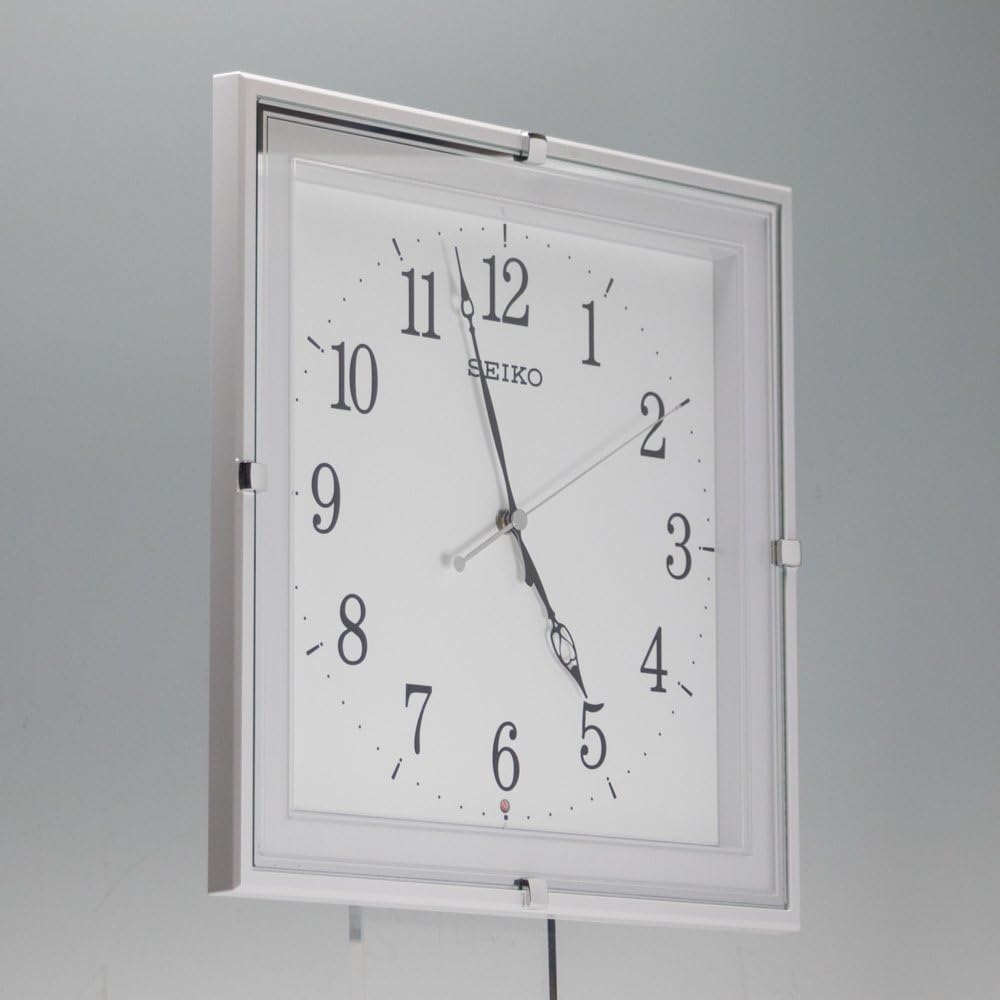 Seiko Clock Wall Clock Radio Analog White Pearl KX232W