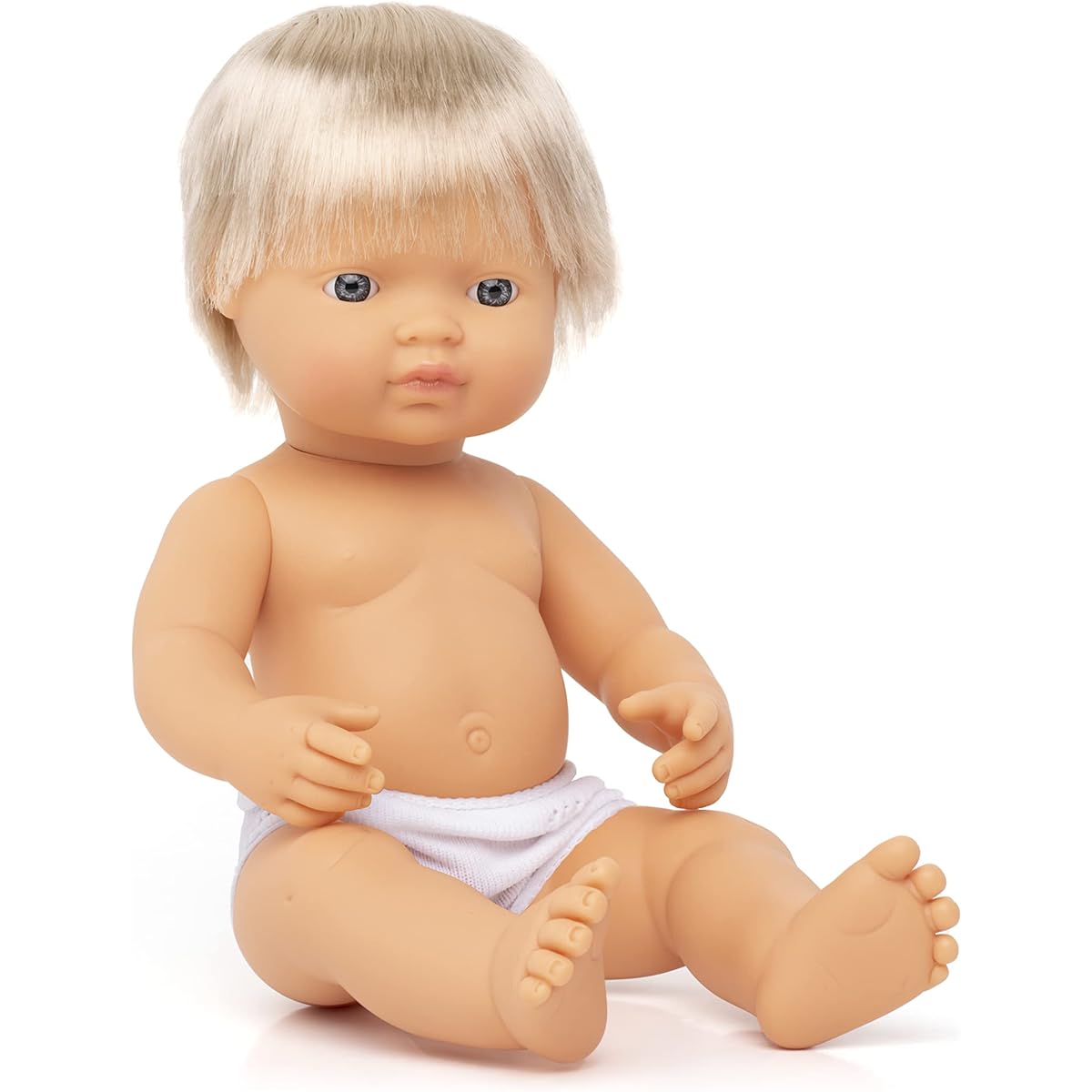 Miniland 15'' Anatomically Correct Baby Doll, Caucasian Boy by Miniland