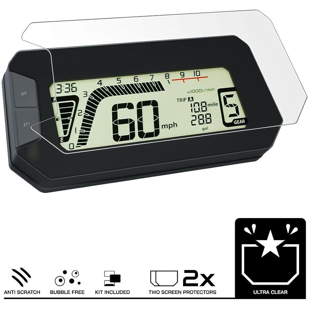 Motorcycle Instrument Film Honda CRF300L CRF300 Rally CRF 300 L 300L Motorcycle Instrument Film Scratch Cluster Screen Dashboard Protection (Color : 5PCS)