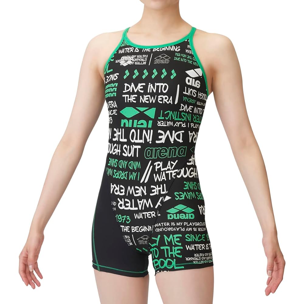 arena Training One Piece Spats Swimming Swimsuit W Competition (fsa3623w-bkgn)
