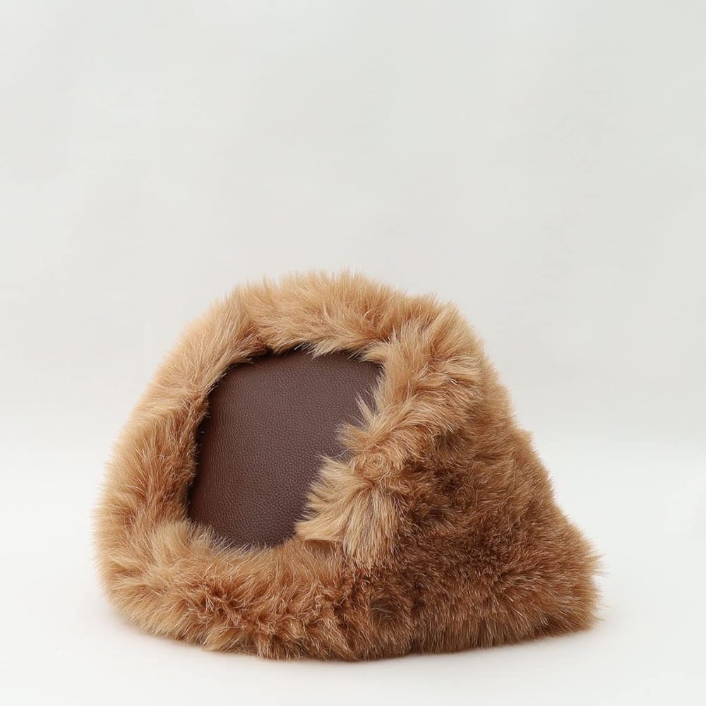 [Sameer Nasri] Tote Bag Sugar Furry Reusable Tote Bag Women's 2252211014 Camel (345)