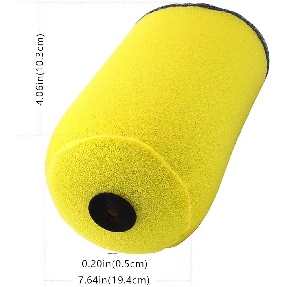Cyleto Air Filter Cleaner 2006-2017 for Yamaha Raptor 700R 700 YFM700 YFM700R /1S3-14451-00-00 Replacement