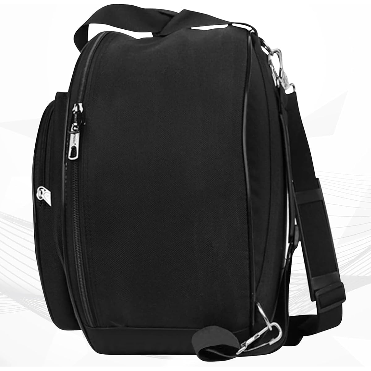 Qozabualy Snare Drum Case - 7.9" x 15.7" (H x Diameter) - Qozabualy Waterproof Thick Snare Bag with Adjustable Strap Fits 13/14" Snare Drum Gig Drum Case Marching Band