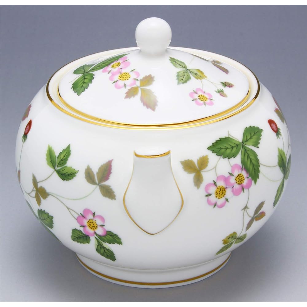 [Regular Imported Product] Wedgwood Wild Strawberry Tea Sugar Box L Wedding Gift Present 50105506034