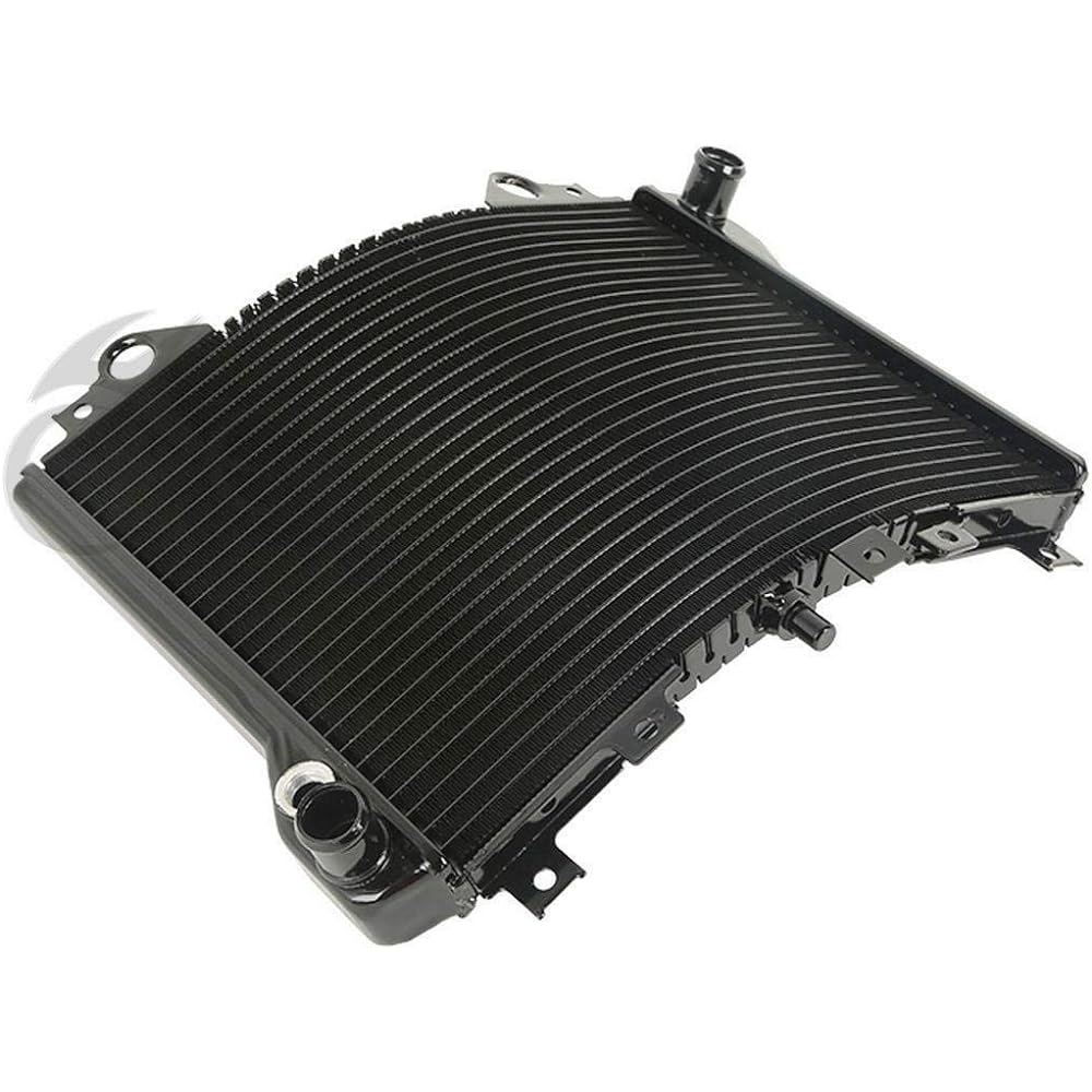 HUILI-JPHOME External Product Black Motorcycle Aluminum Radiator Cooler Compatible with Kawasaki ZZR1100 D Type 1993-2001 ZXT10D