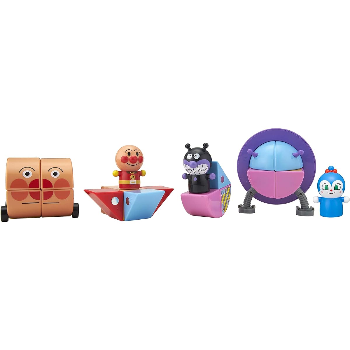 Anpanman Snap with a magnet! Inspiration Cube Anpanman Go and Baikin UFO Set DX