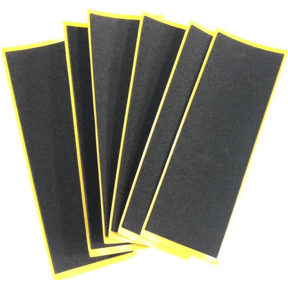 SPITBOARDS Fingerboard Tape 38mm x 110mm (1mm Thick) 5pcs Uncut Shape Best Grip Tape for Fingerboards and Finger Skates