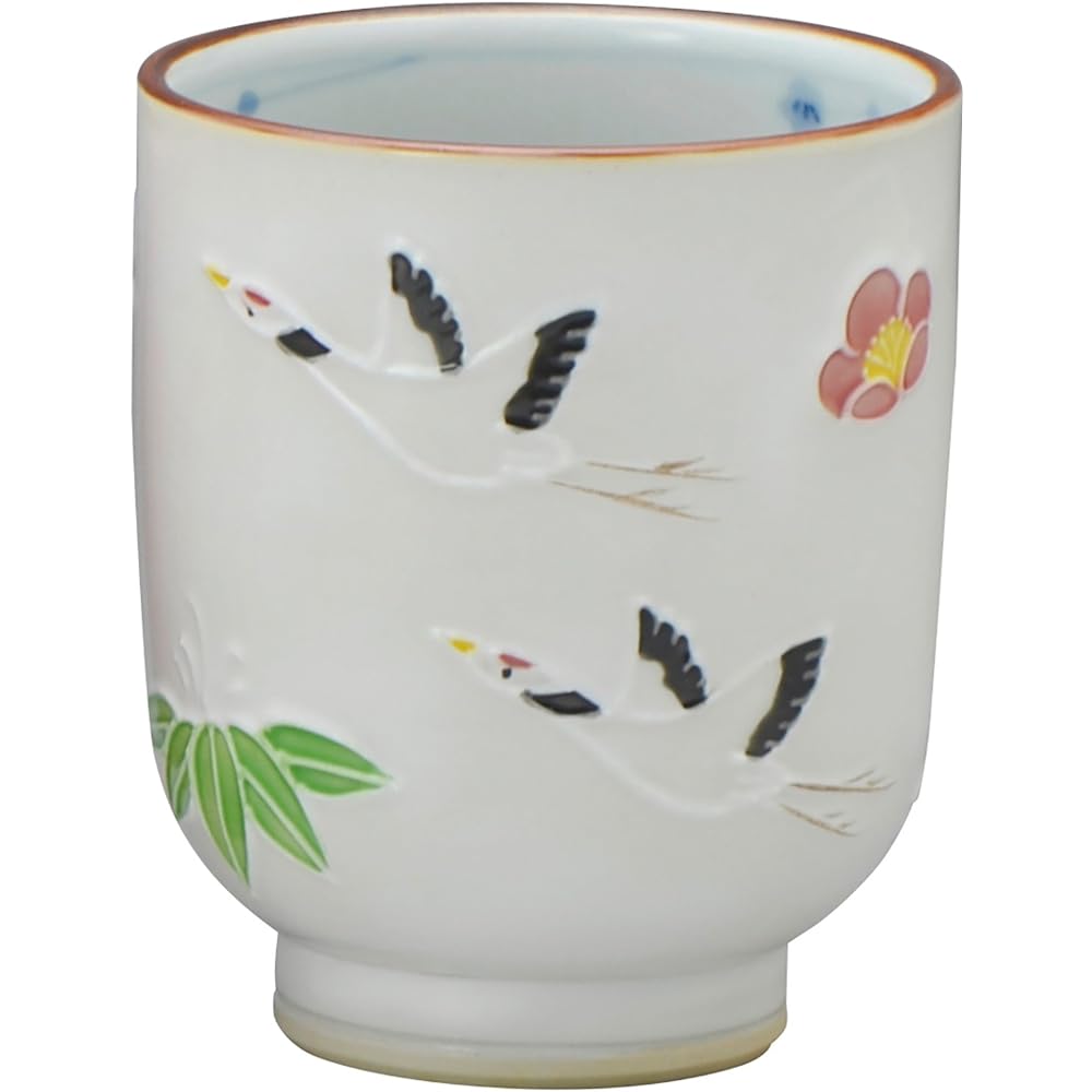 Kyoto ware, Kiyomizu ware, Shoho kiln, set teacup, flying USI943