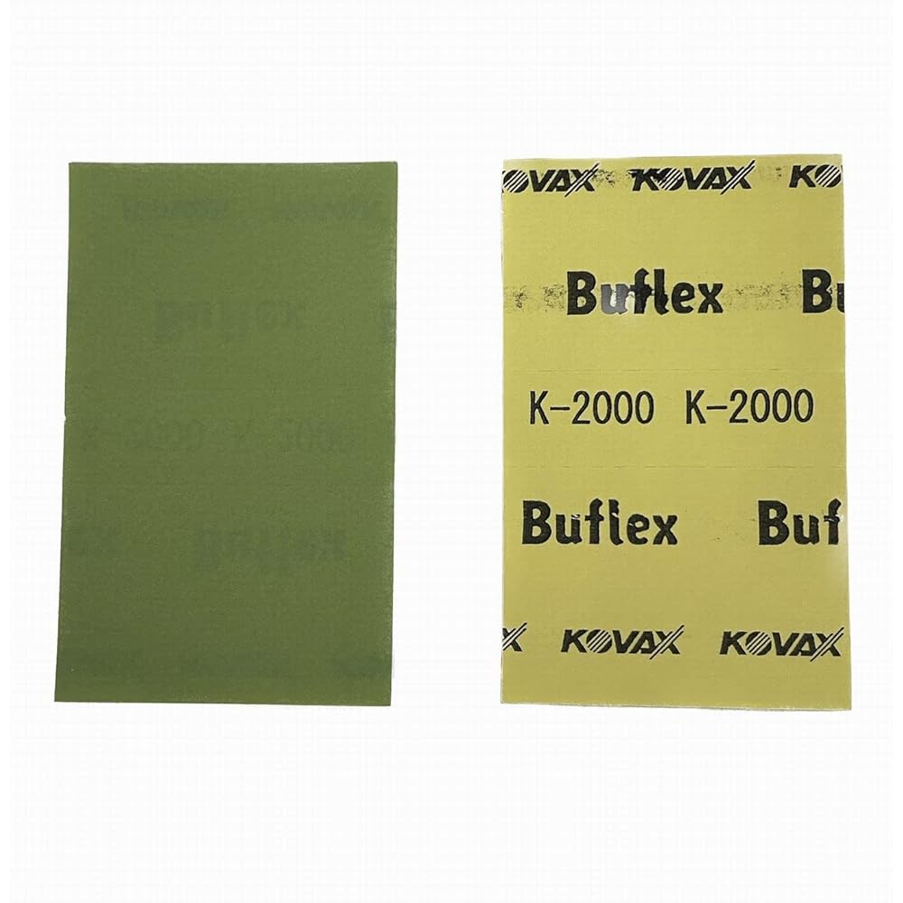 Kovacs Bufflex Green (equivalent to P2000~2500) 70×114mm 100 pieces