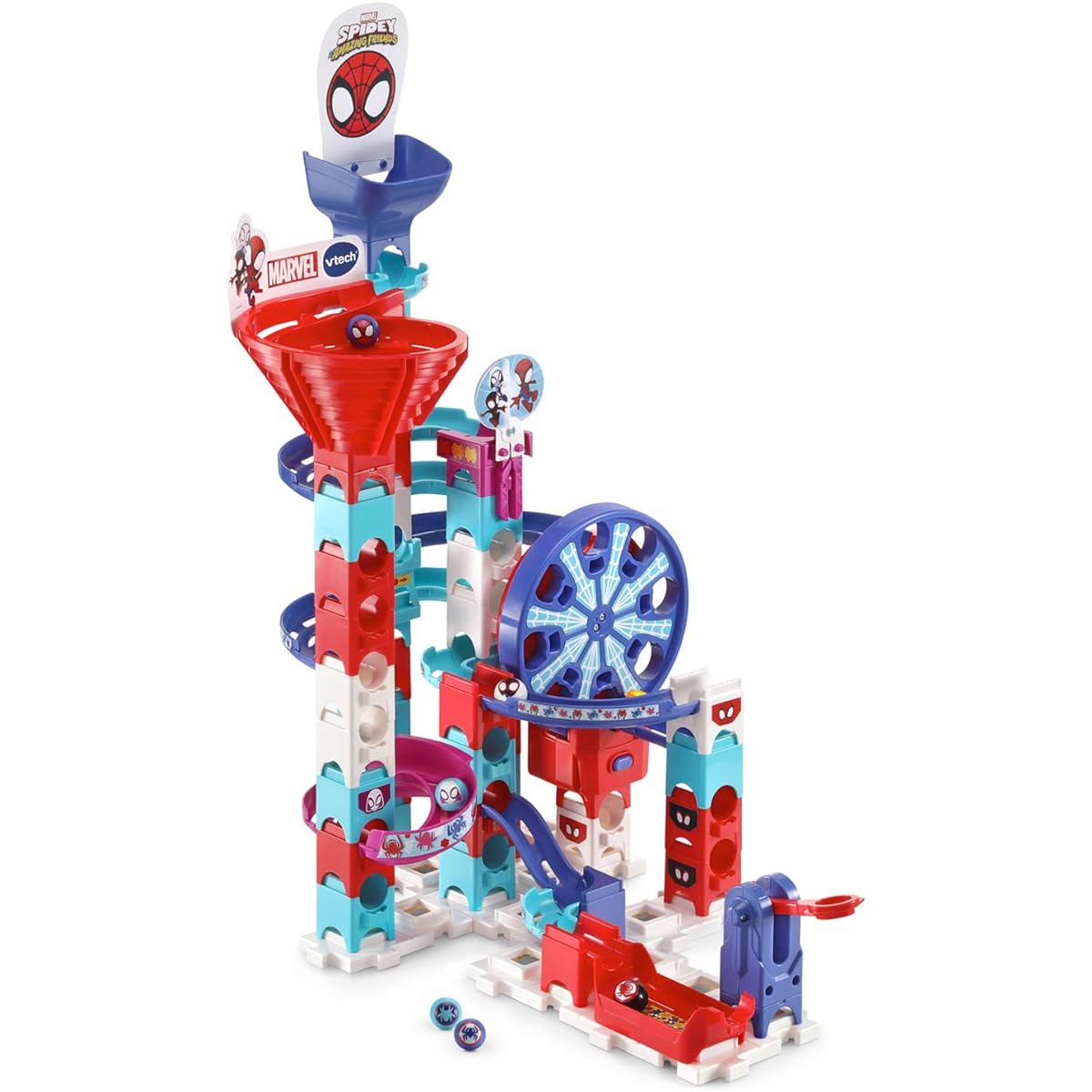 VTech Spidey and His Amazing Friends Marble Rush Go-Spidey-Go!セット