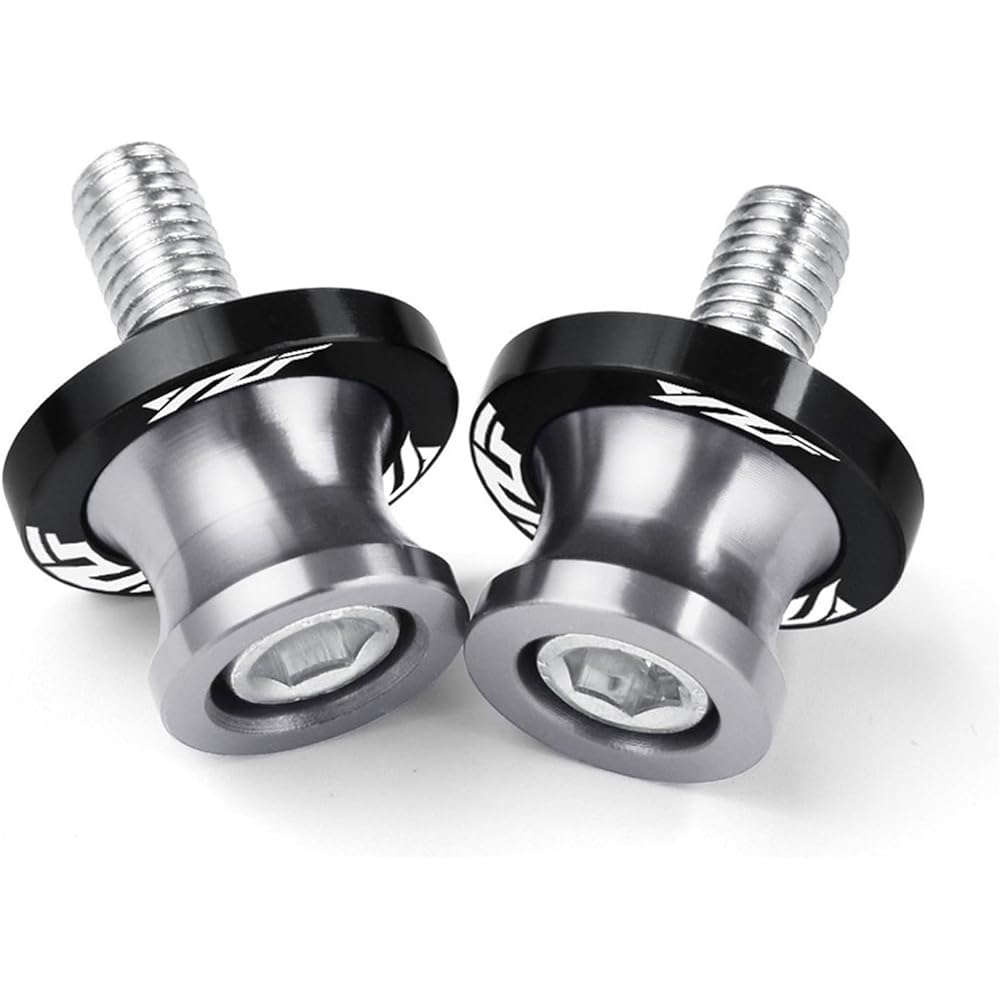 Slider Spool Swingarm Motorbike 6MM Motorcycle Accessories Swingarm Spools Slider Stand Screws CNC Aluminum FOR YZF R1 1999-2018 2006 2007 2008 2009 2010 (Color : G 6MM)