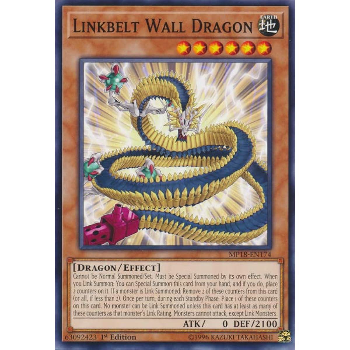 Linkbelt Wall Dragon - MP18-EN174 - Common - 1st Edition.