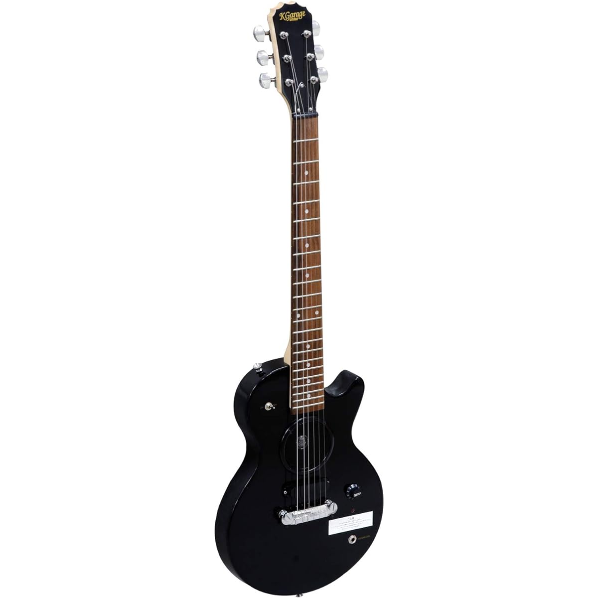 K-GARAGE Mini Guitar with Speaker LP Type SLP-180 Black