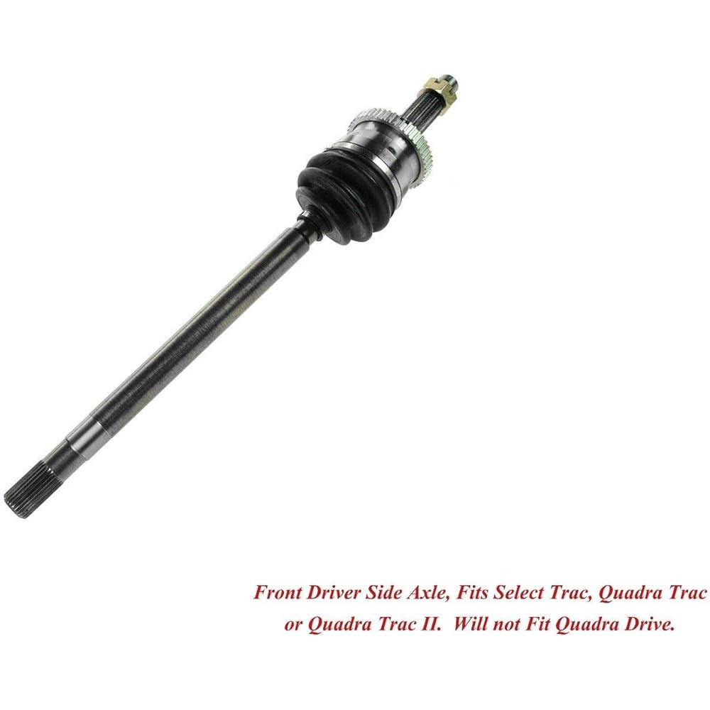DTA DC25023AX Front Driver Side CV Axle Compatible with 1999-2004 Jeep Grand Cherokee with Select Trac, Quadra Trac, Quadra Trac II. Does not fit Quadra Drive